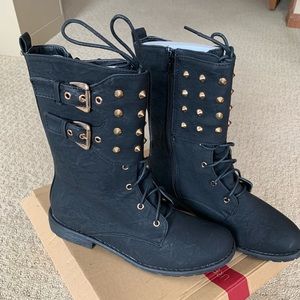 Black Combat Boots